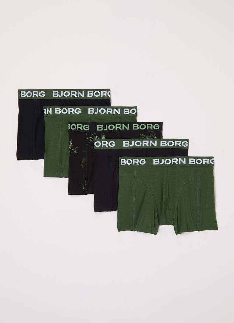 Pantaloni scurți boxer cu logo-ul Björn Borg, 5 buc.