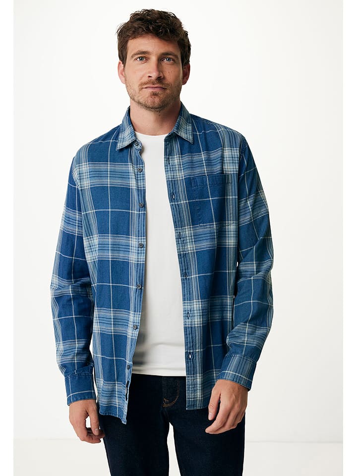 Mexx Hemd in Blau günstig kaufen