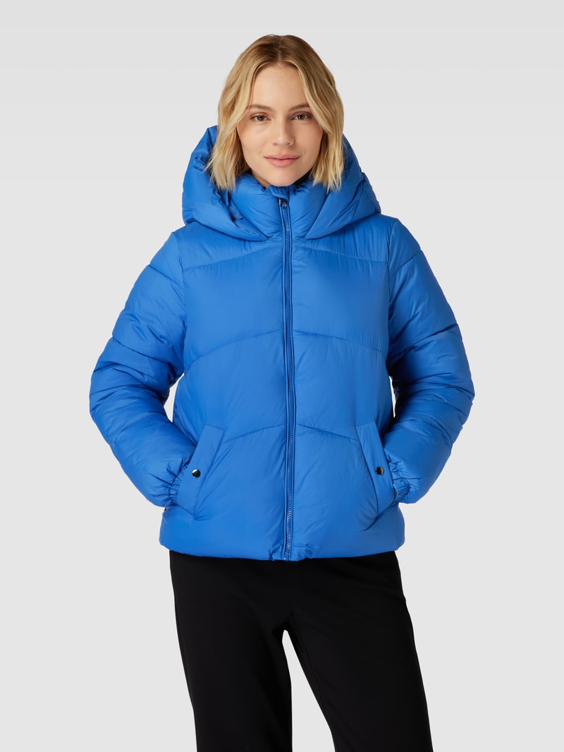 Steppjacke mit Kapuze Modell 'UPPSALA' in royalblau