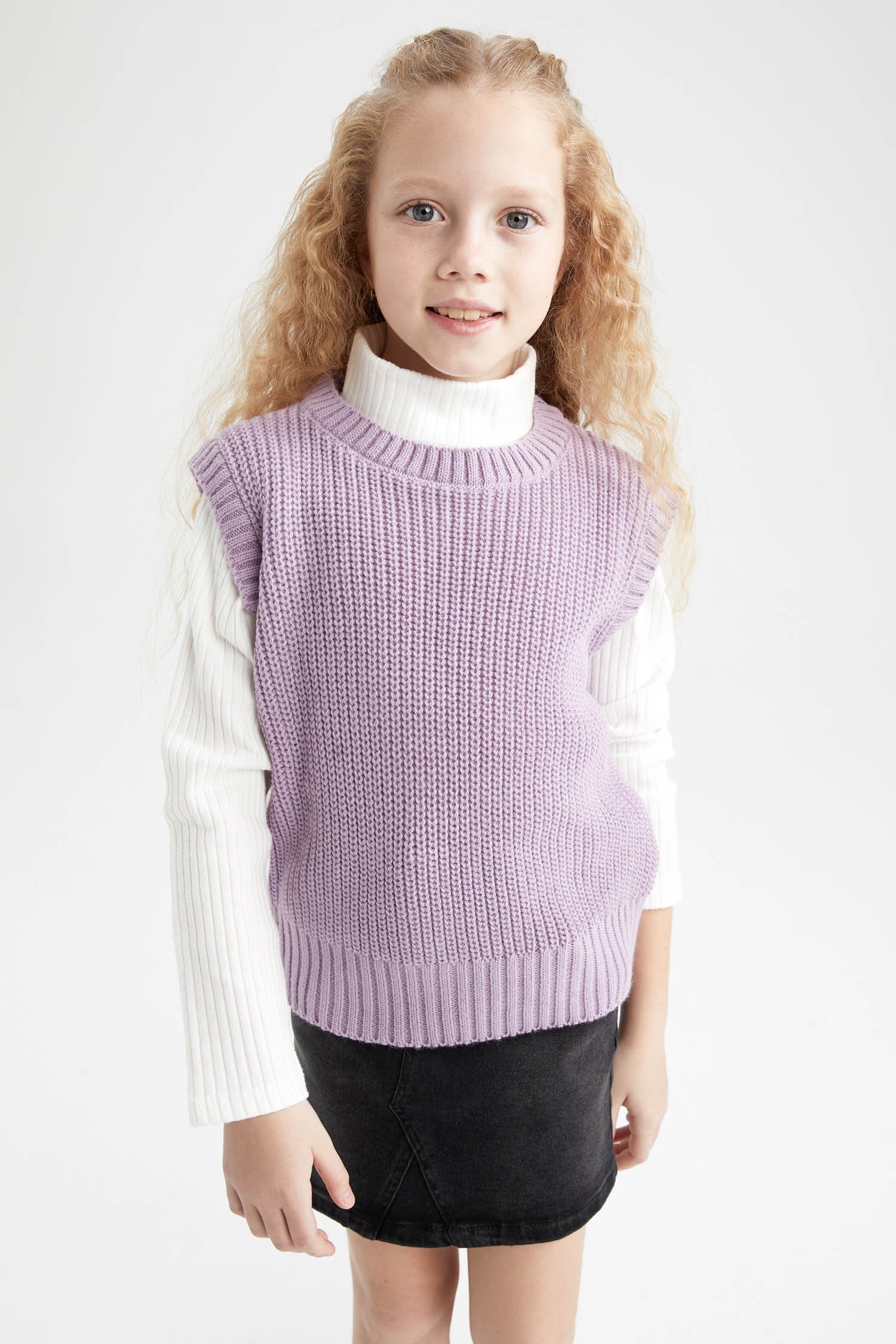 DeFacto Strickweste Mädchen Strickweste REGULAR FIT