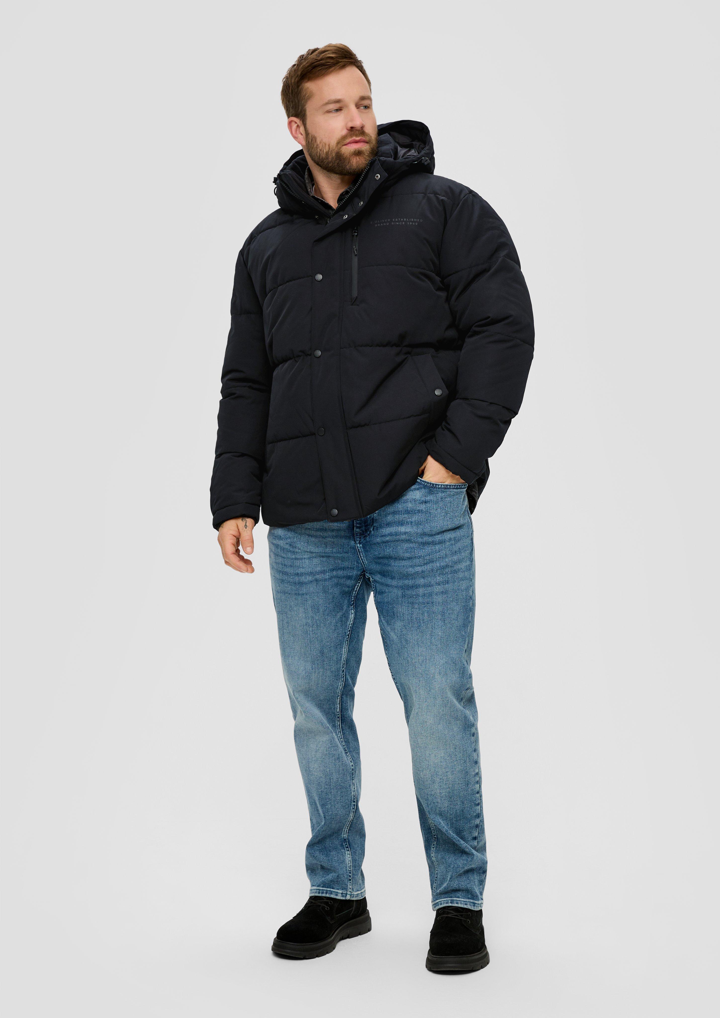 Steppjacke mit Schriftprint-Detail  2137167-9999