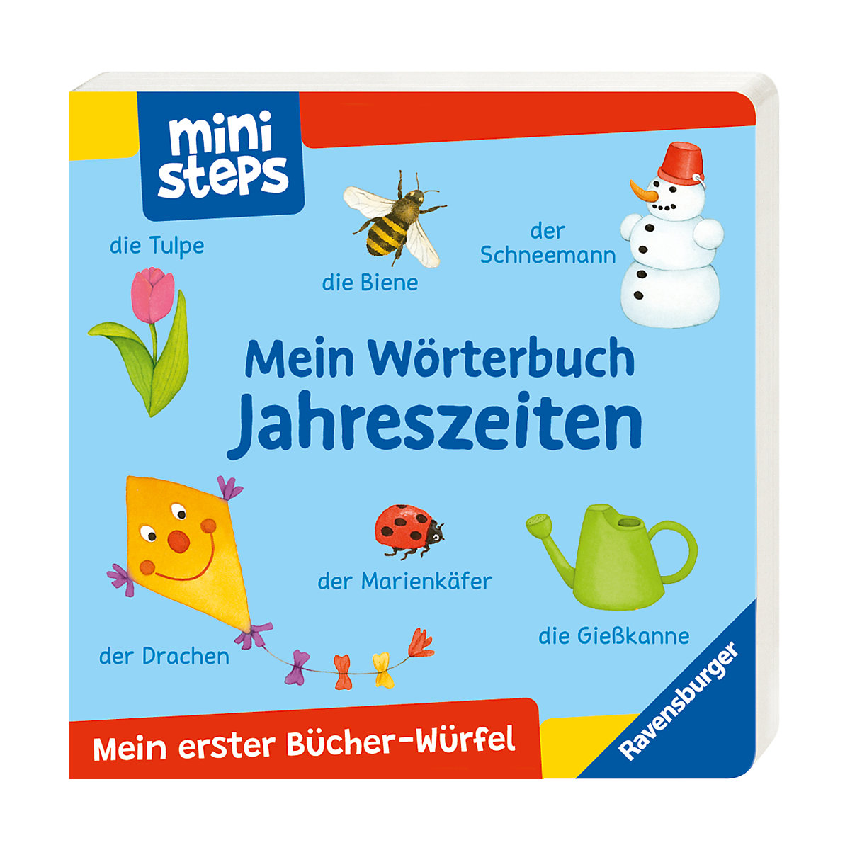 ministeps® Mein erster Bücher-Würfel: Meine ersten Wörter (Bücher-Set)