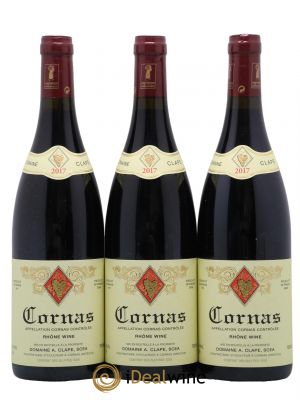 Cornas Auguste Clape  2017 - Lot de 3 Bouteilles