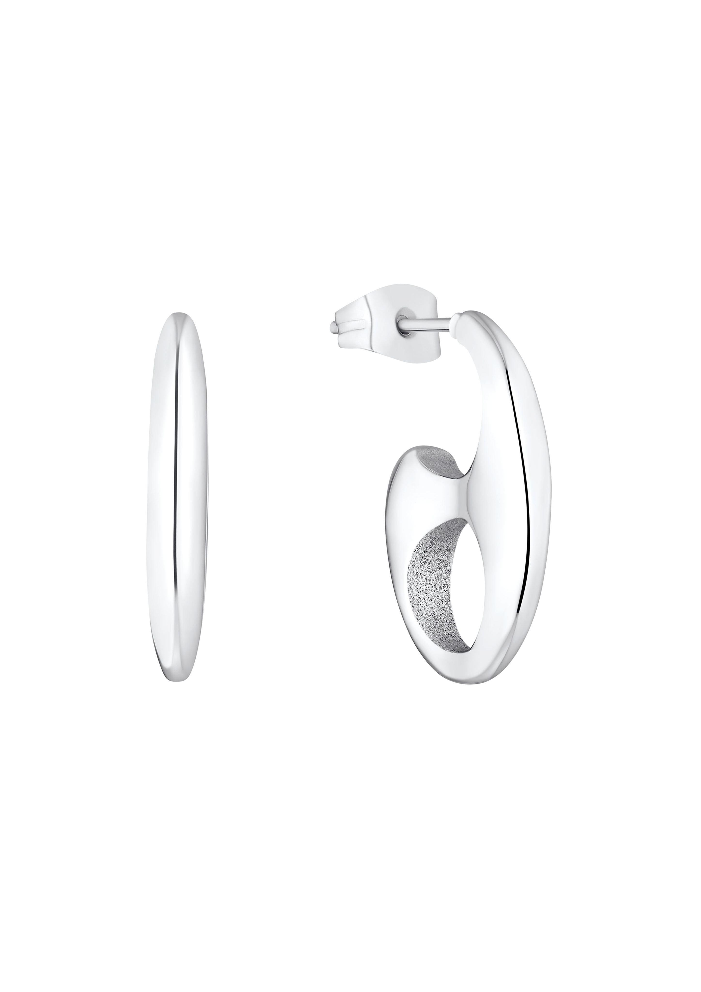 Hoop-Ohrringe aus Edelstahl  6007775-92B0