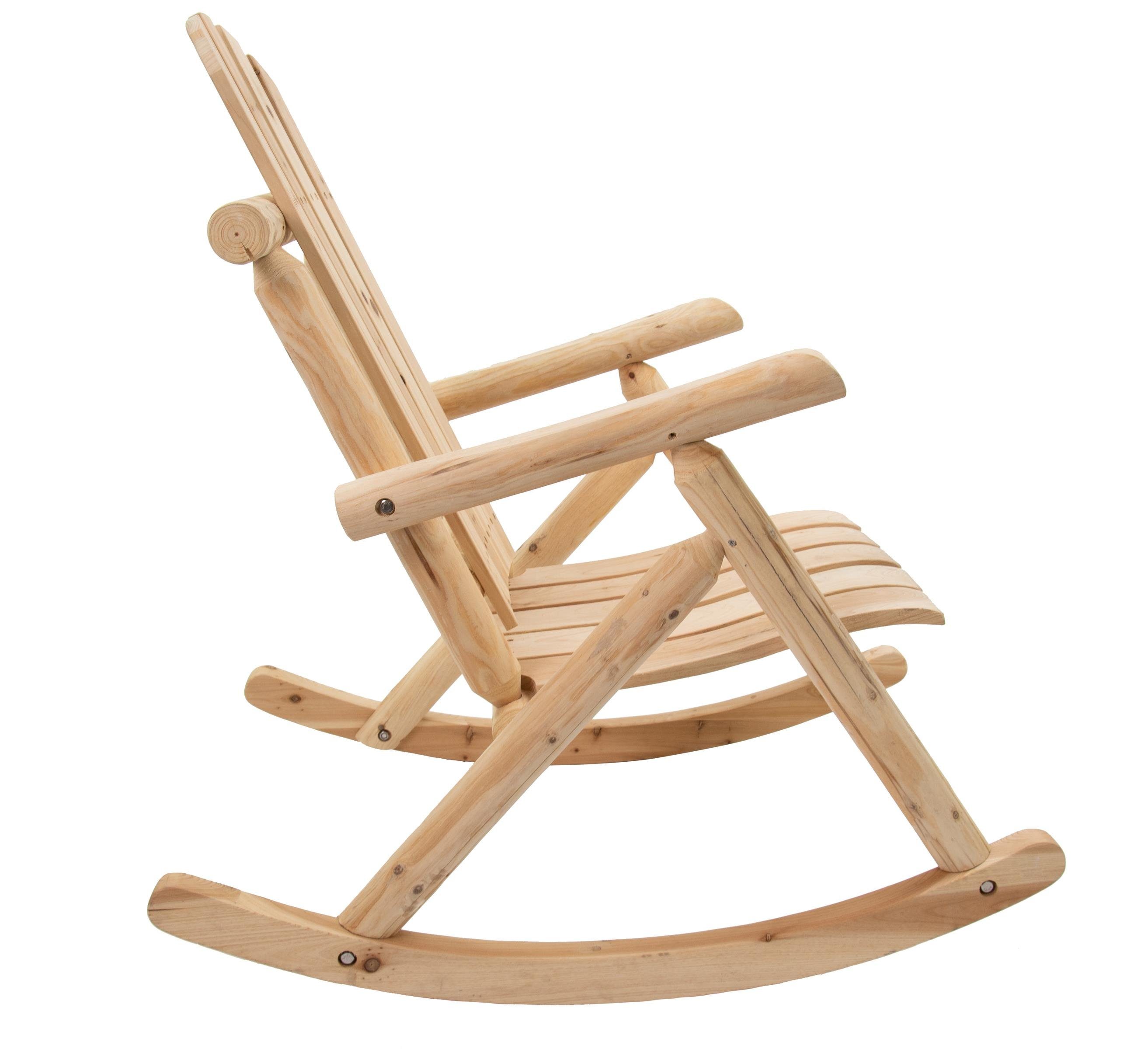 bellavista - Home&Garden® Gartensessel Schaukelstuhl Timber (Set), Schaukelstuhl