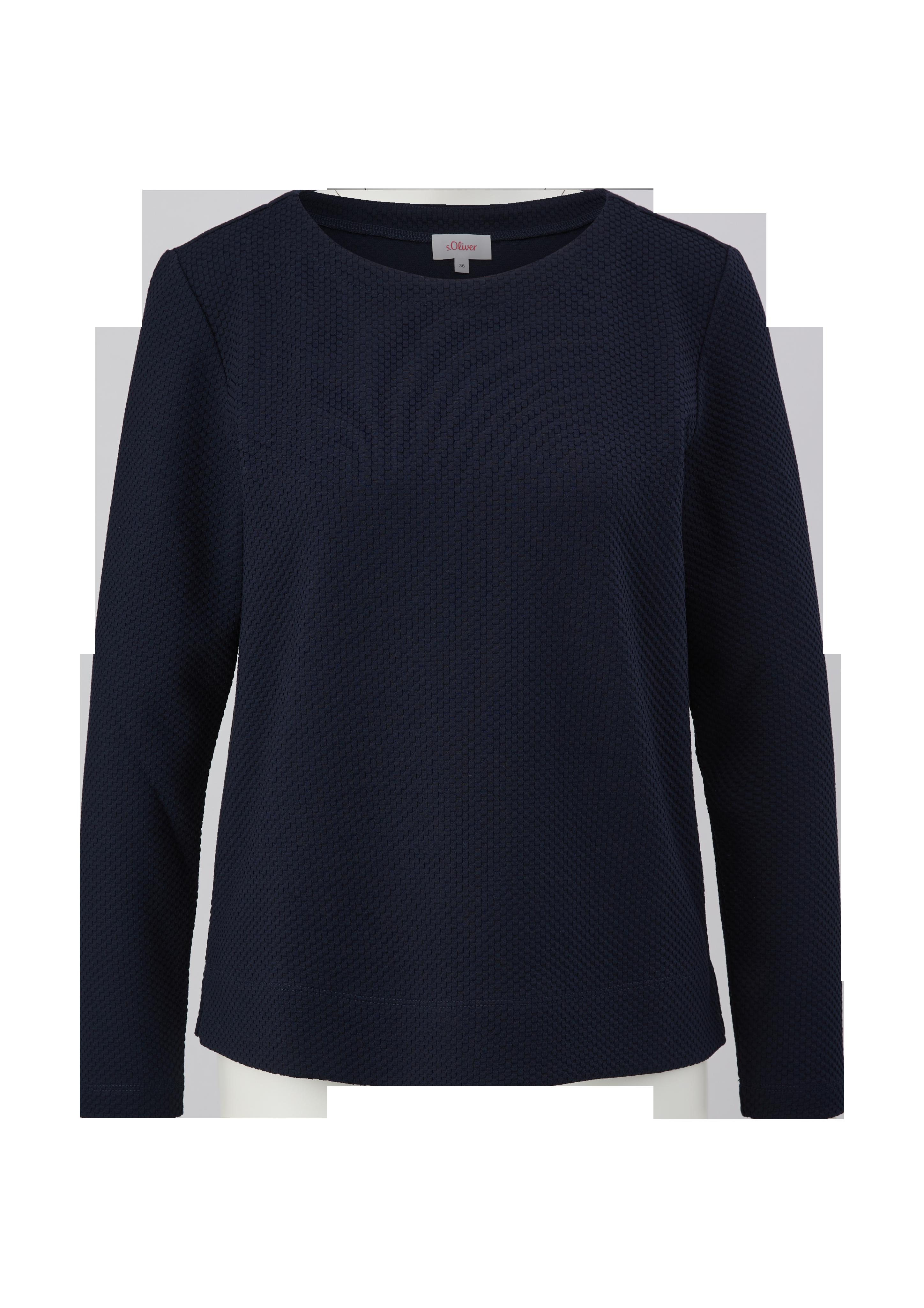 Sweatshirt mit Dobby-Struktur  2141195-5959
