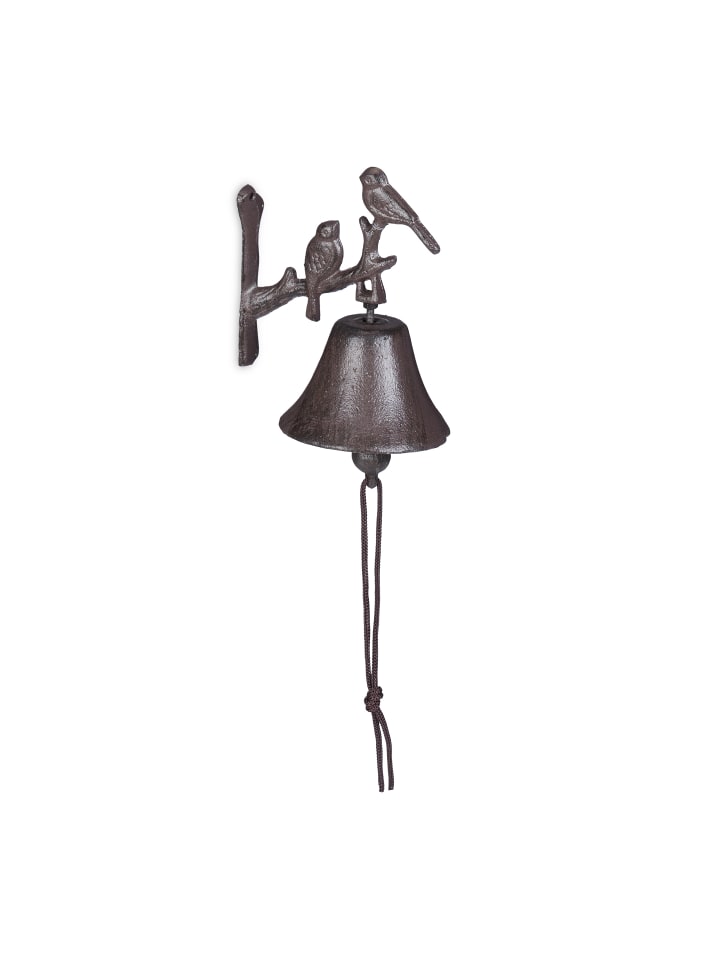 relaxdays Türglocke Vogel Motiv in Braun günstig kaufen onesize