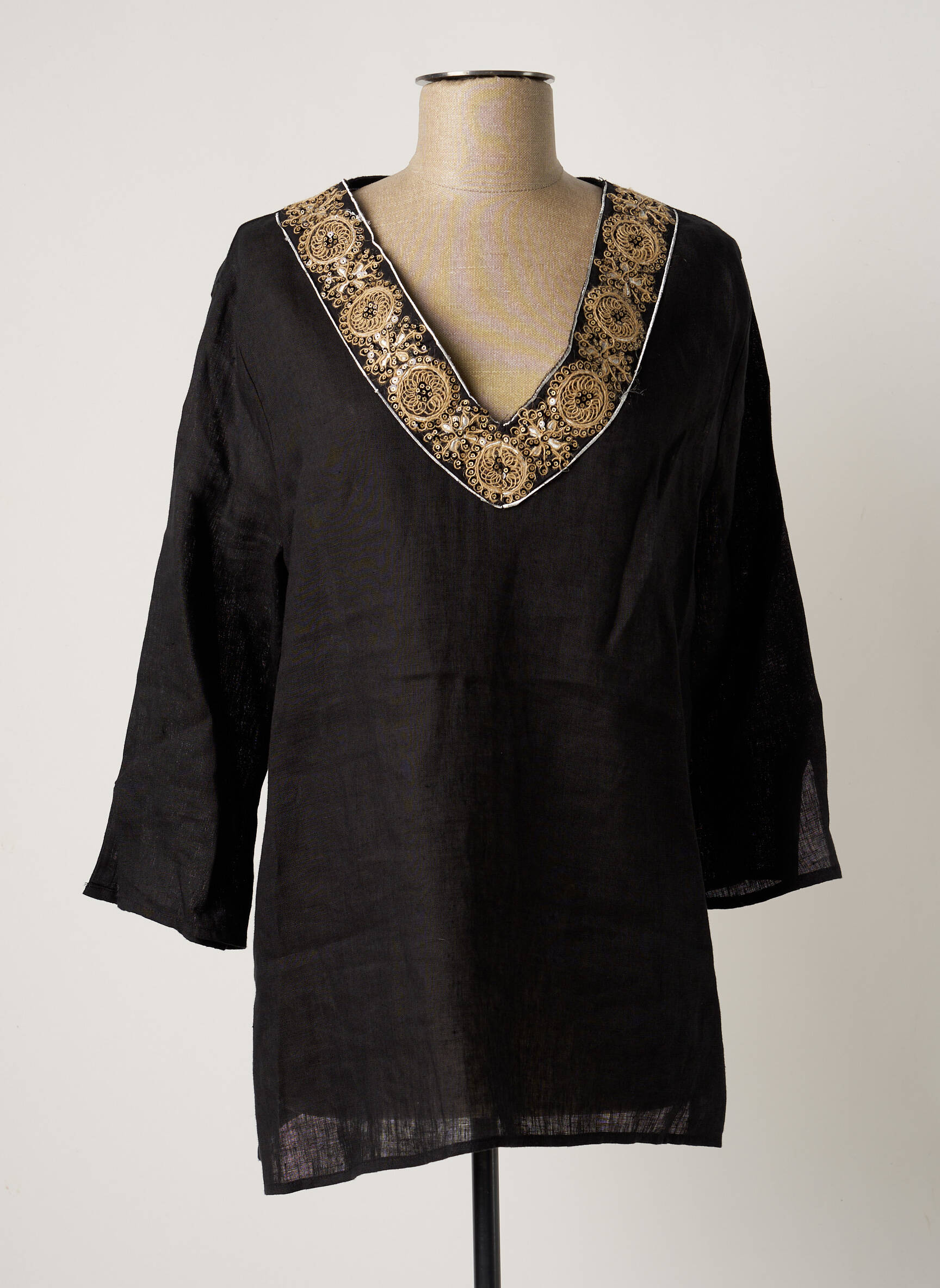 Markup Tuniquemanchelongue Femme couleur noir