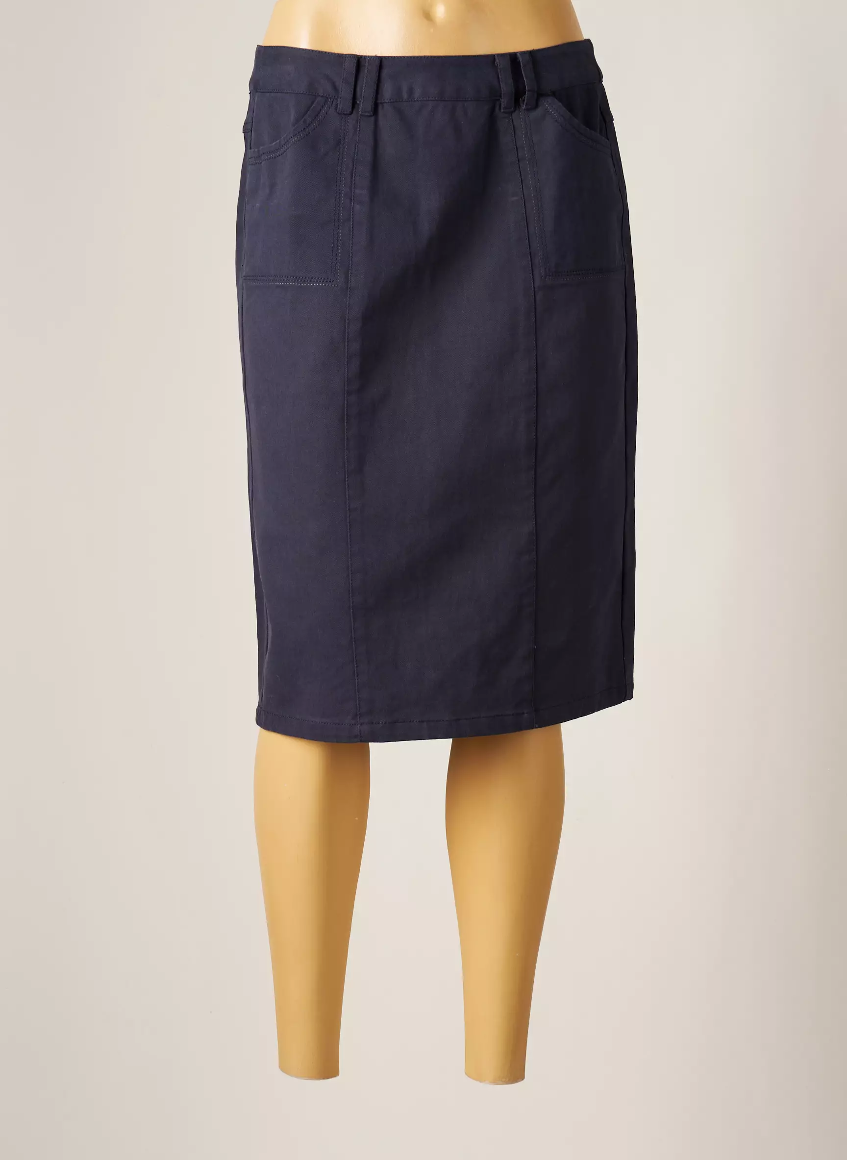 Agathe   Louise Jupes Mi Longues Femme couleur bleu