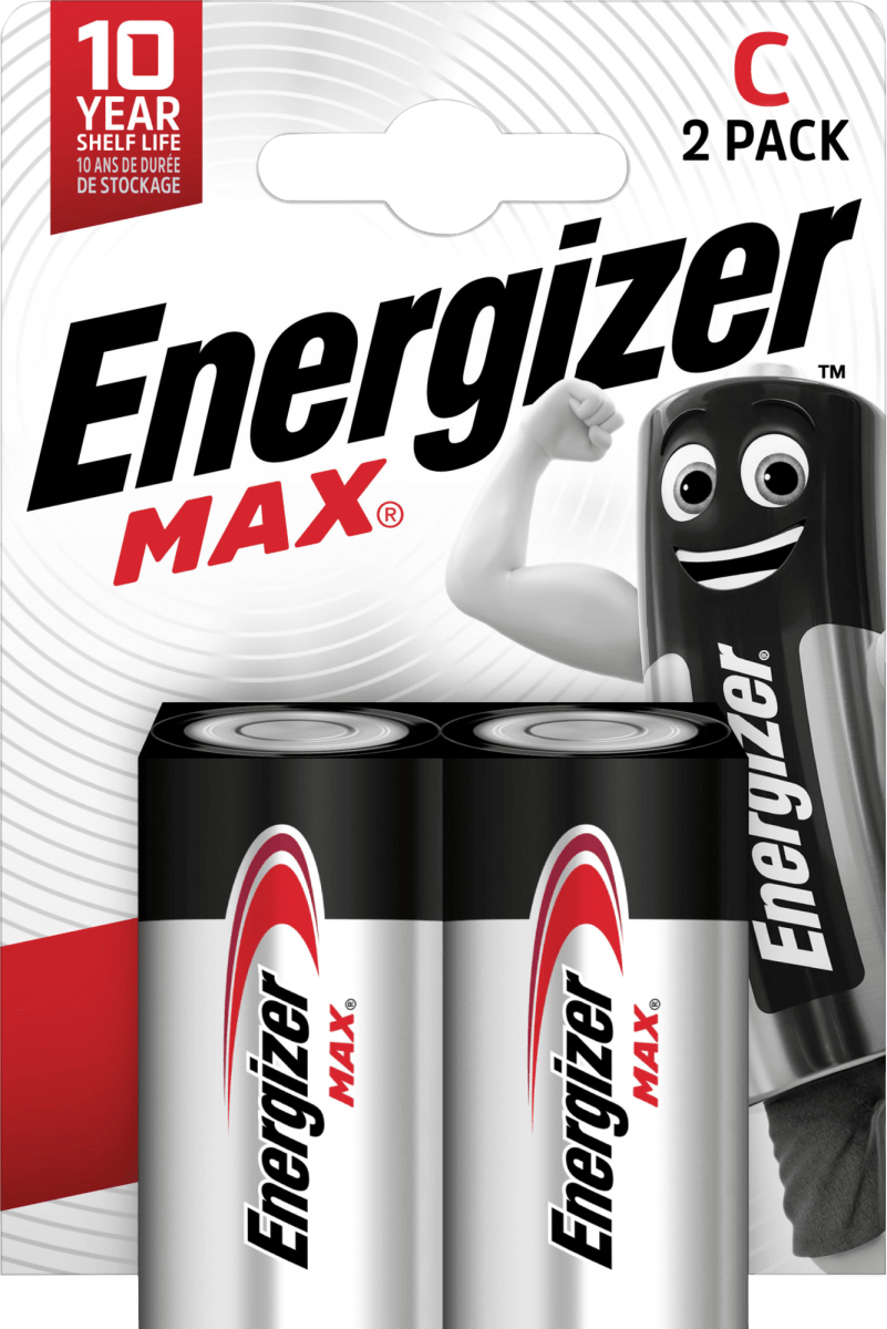 Batterien\tMax C, 2 St