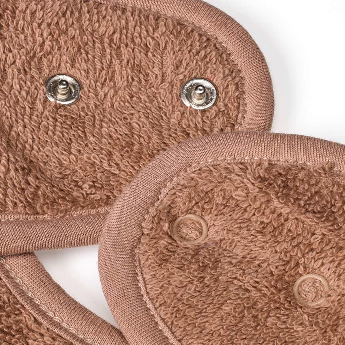 Ärmellätzchen mit Bären-Motiv, braun, 1 St