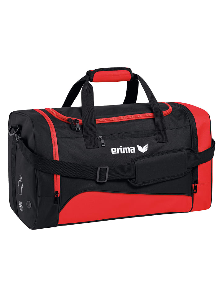 erima Club 1900 2.0 Sporttasche in rot/schwarz günstig kaufen