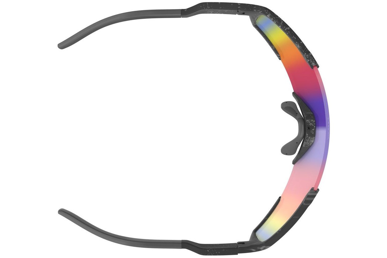 Scott Shield Compact Sonnenbrille marble black / teal chrome