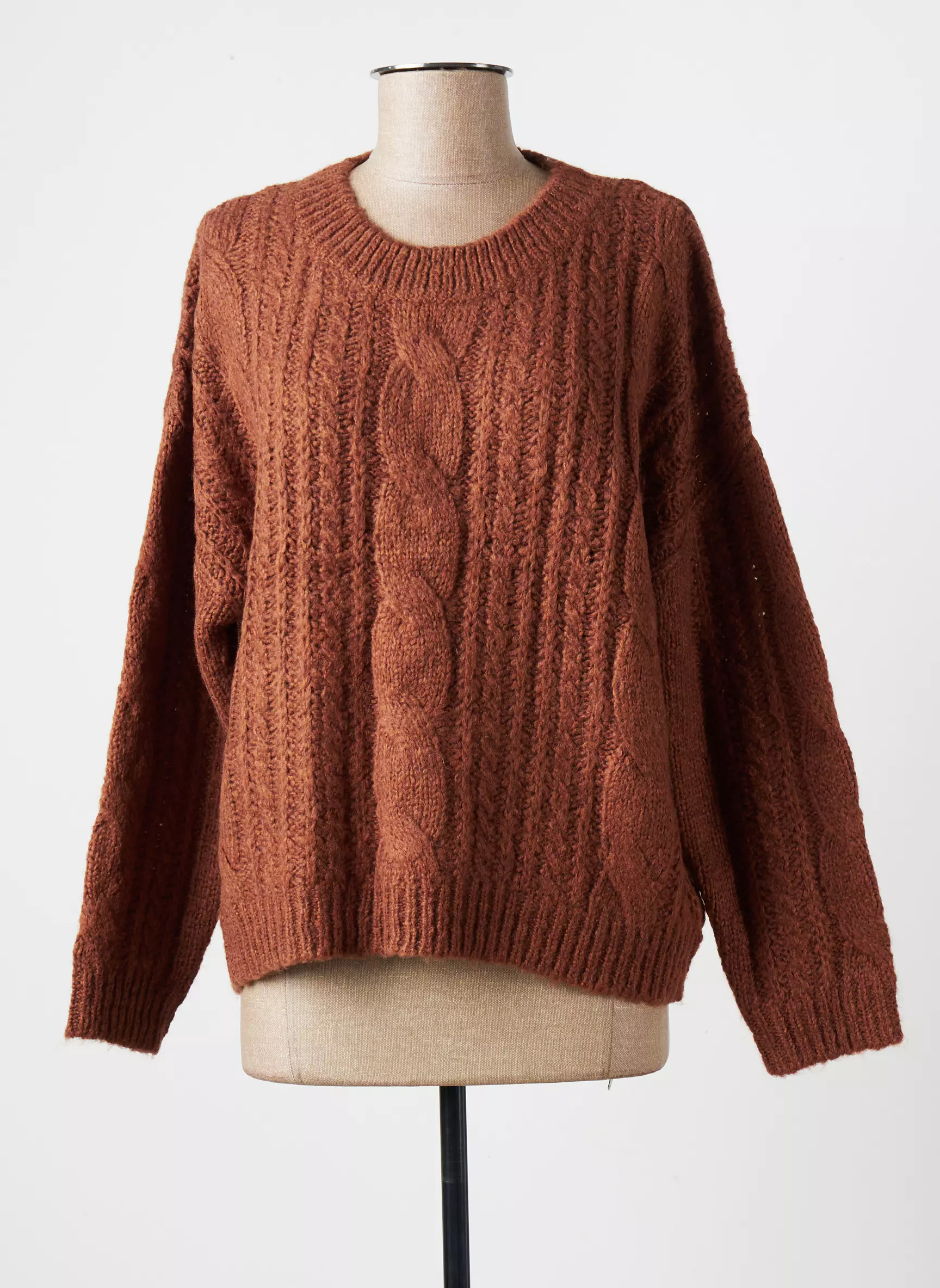 Grace Mila Pulls Femme couleur marron