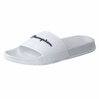 Champion Slide Daytona Badepantolette in weiß