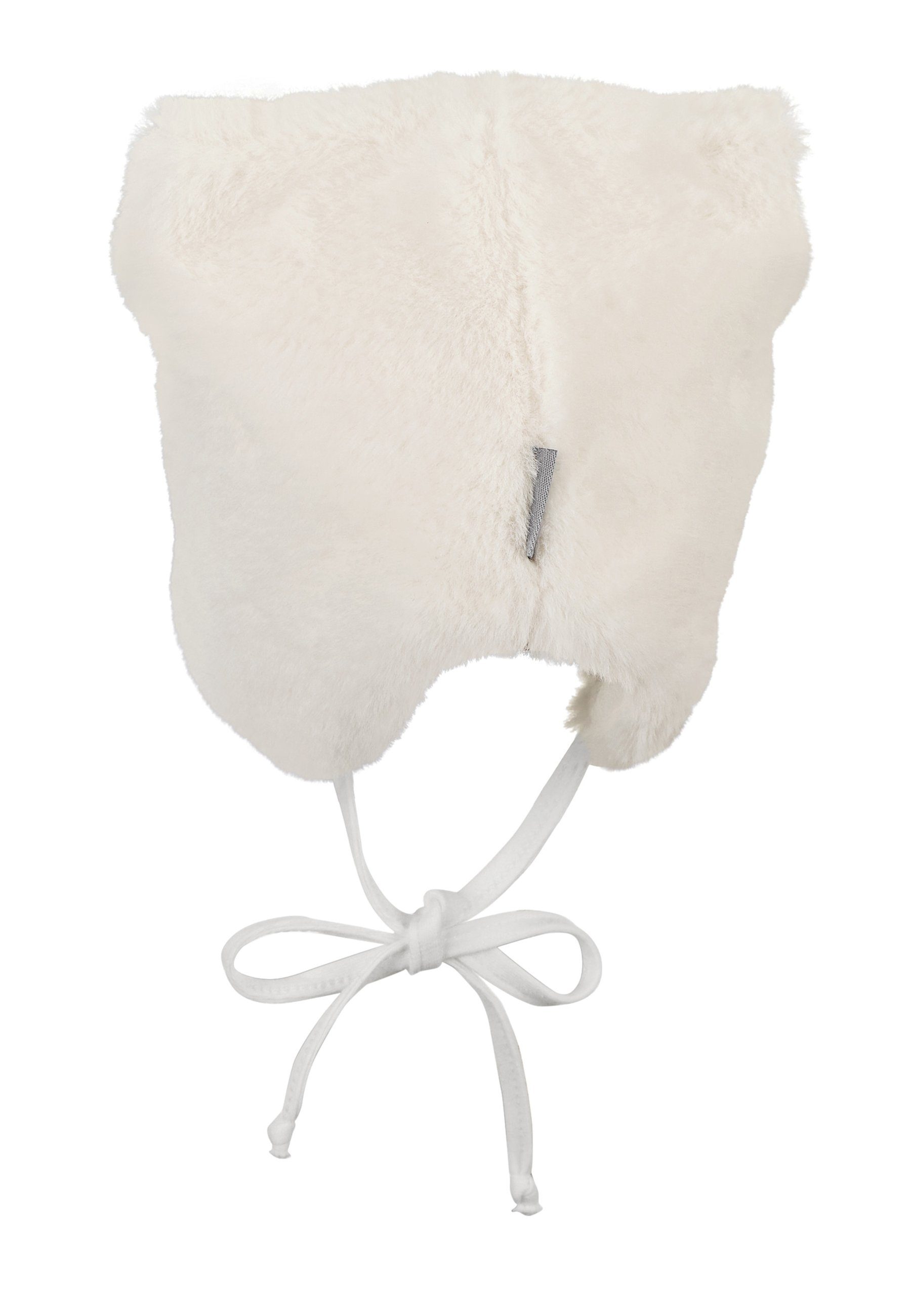 Sterntaler® Ballonmütze Mütze (1-St., Baby Wintermütze mit Bindeband und Stickerei) Kindermütze aus Kunstfell gefütterte Mütze mit Ohren