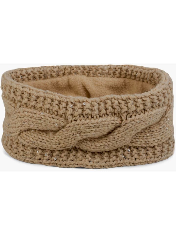 styleBREAKER Strick Stirnband in Beige günstig kaufen onesize