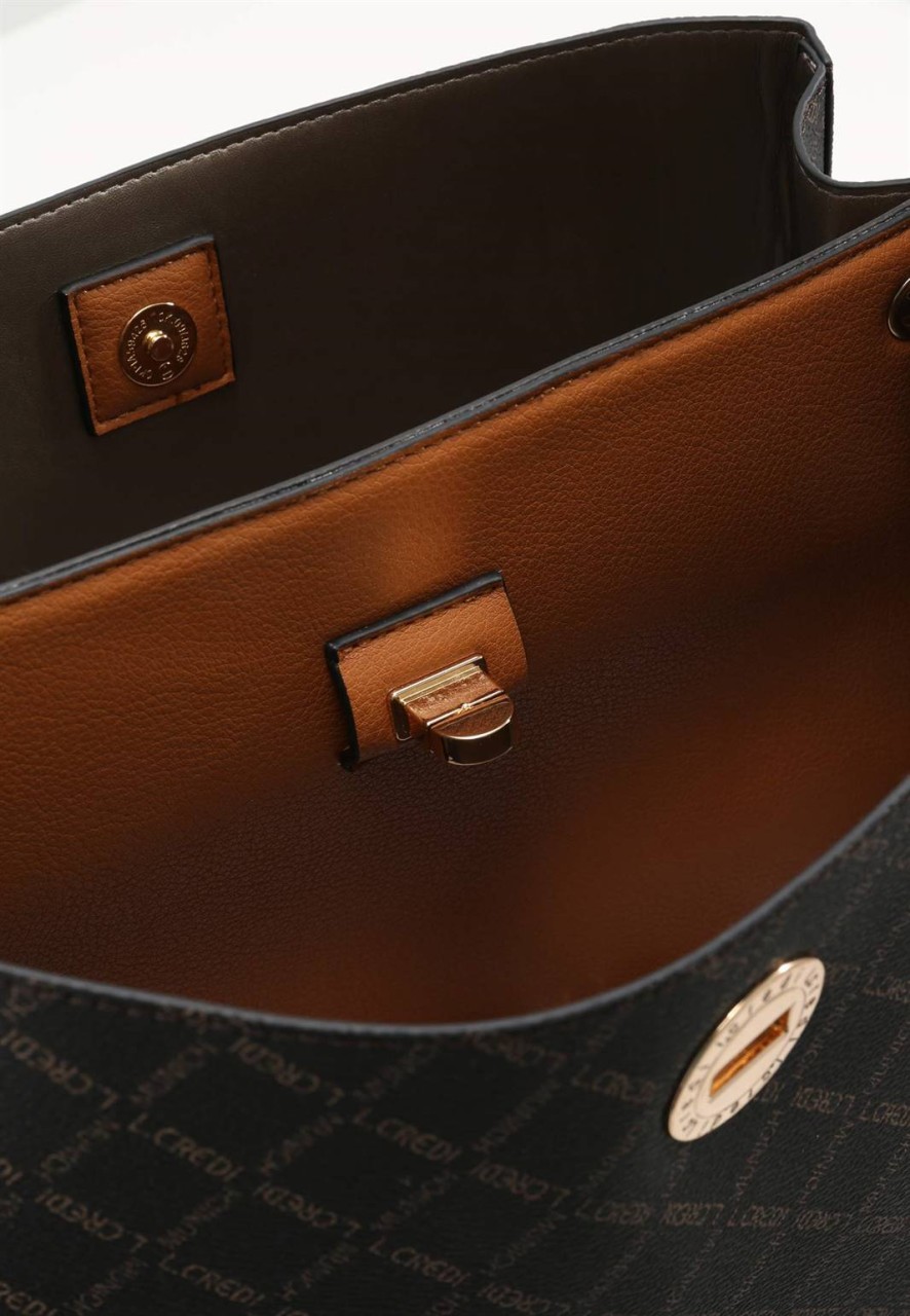 L. CREDI Handtaschen braun