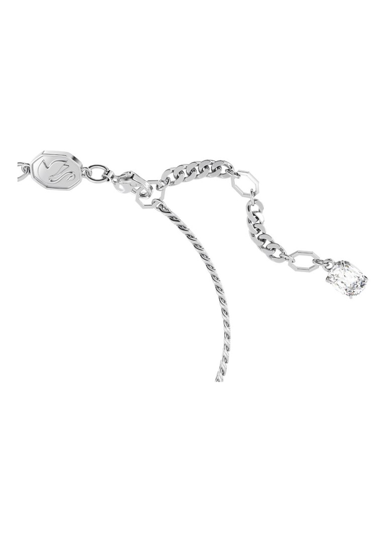 ΒΡΑΧΙΟΛΙ Swarovski MATRIX HRT ΥΦΑΣΜΕΝΟ ΛΕΥΚΟ/