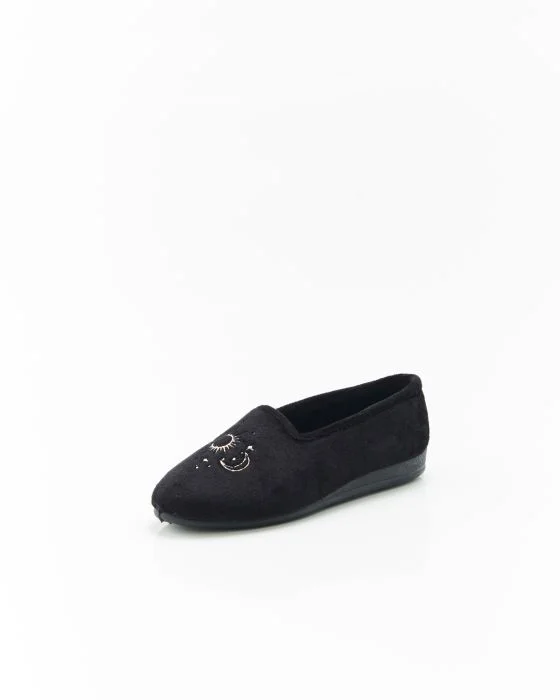 Ballerines d'intérieur brodées Thermolactyl