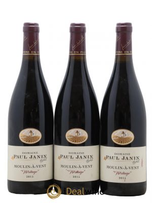 Moulin à Vent Héritage Paul Janin et Fils 2015 - Lot de 3 Bouteilles