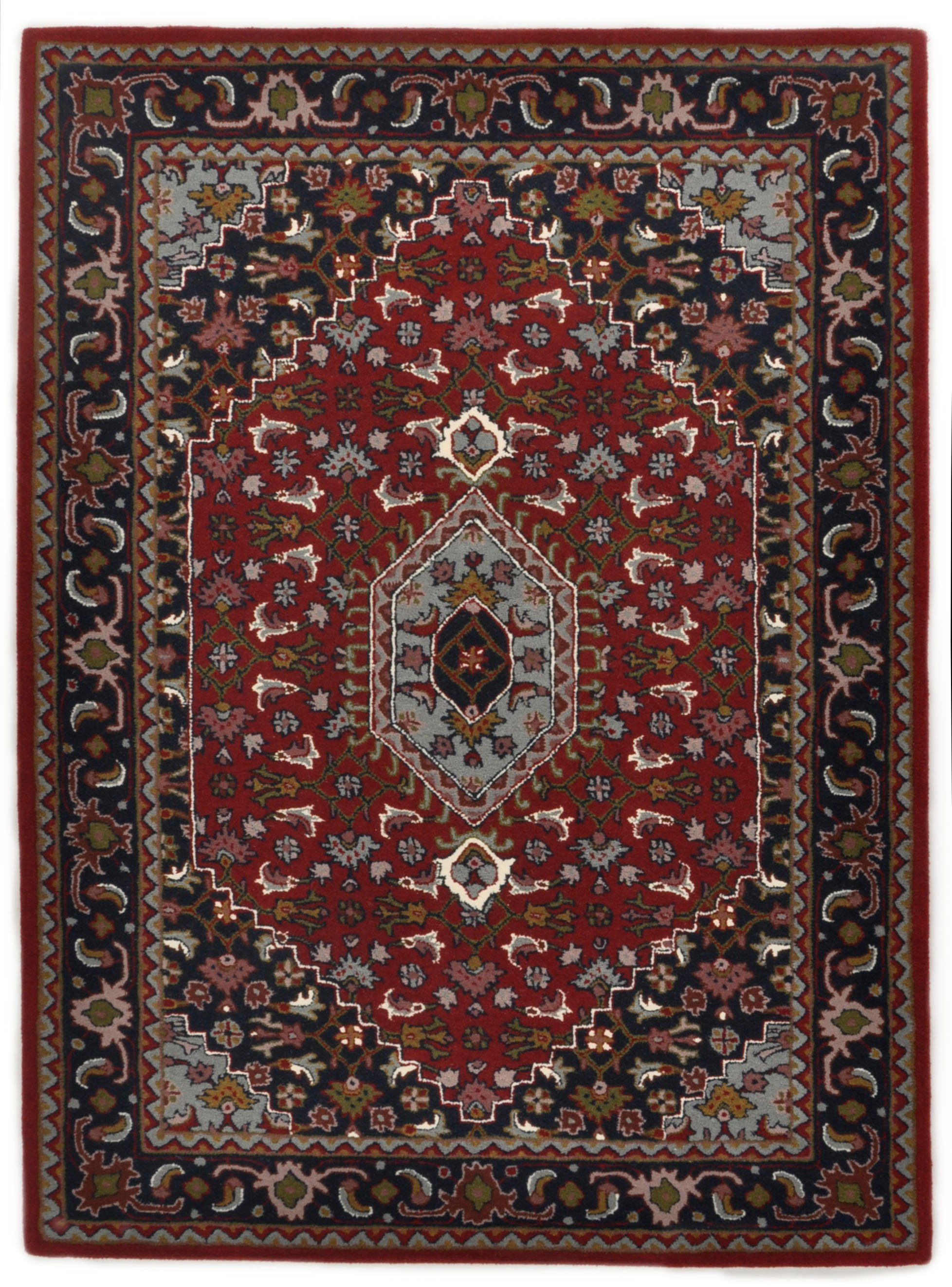 Wollteppich Royal Orient - Bidjar 9, THEKO, rechteckig, Höhe: 14 mm, Obermaterial: reine Wolle, handgetuftet, Orient-Optik