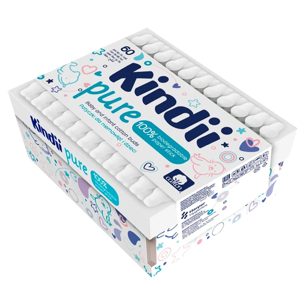 Cleanic Kindii Pure штапићи за децу (папирна кутија)