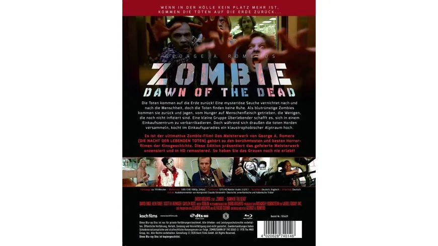 Zombie - Dawn of the Dead - Uncut Argento-Fassung