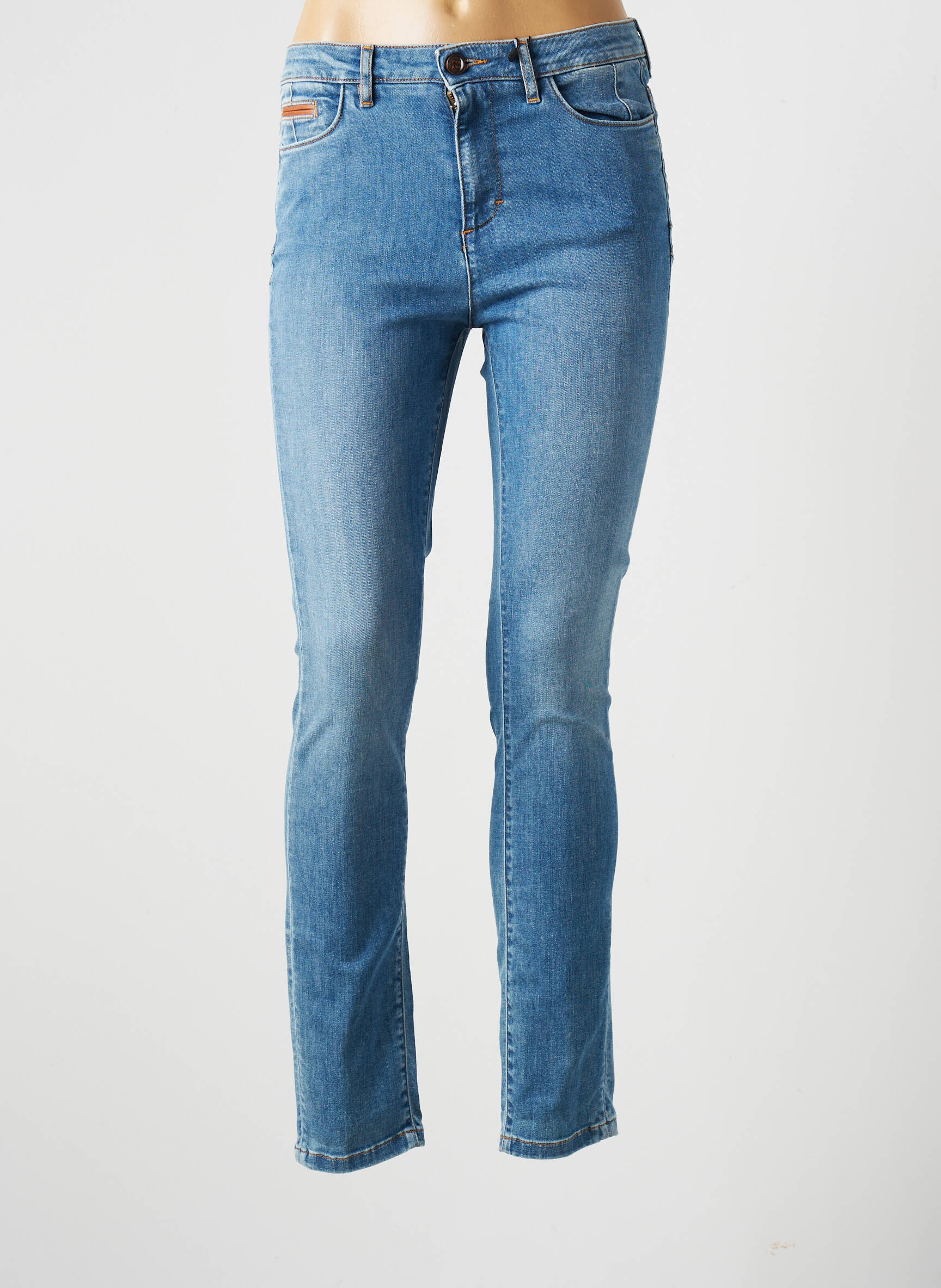 Mayjune Jeans Coupe Slim Femme couleur bleu