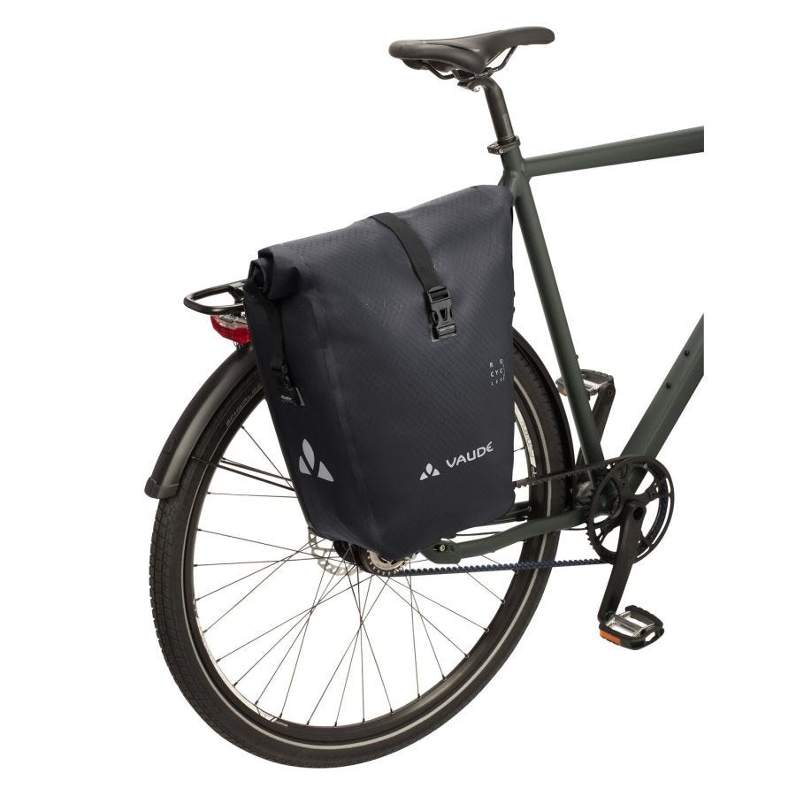 Aqua Back Fahrradtasche, recyceltes Hauptmaterial