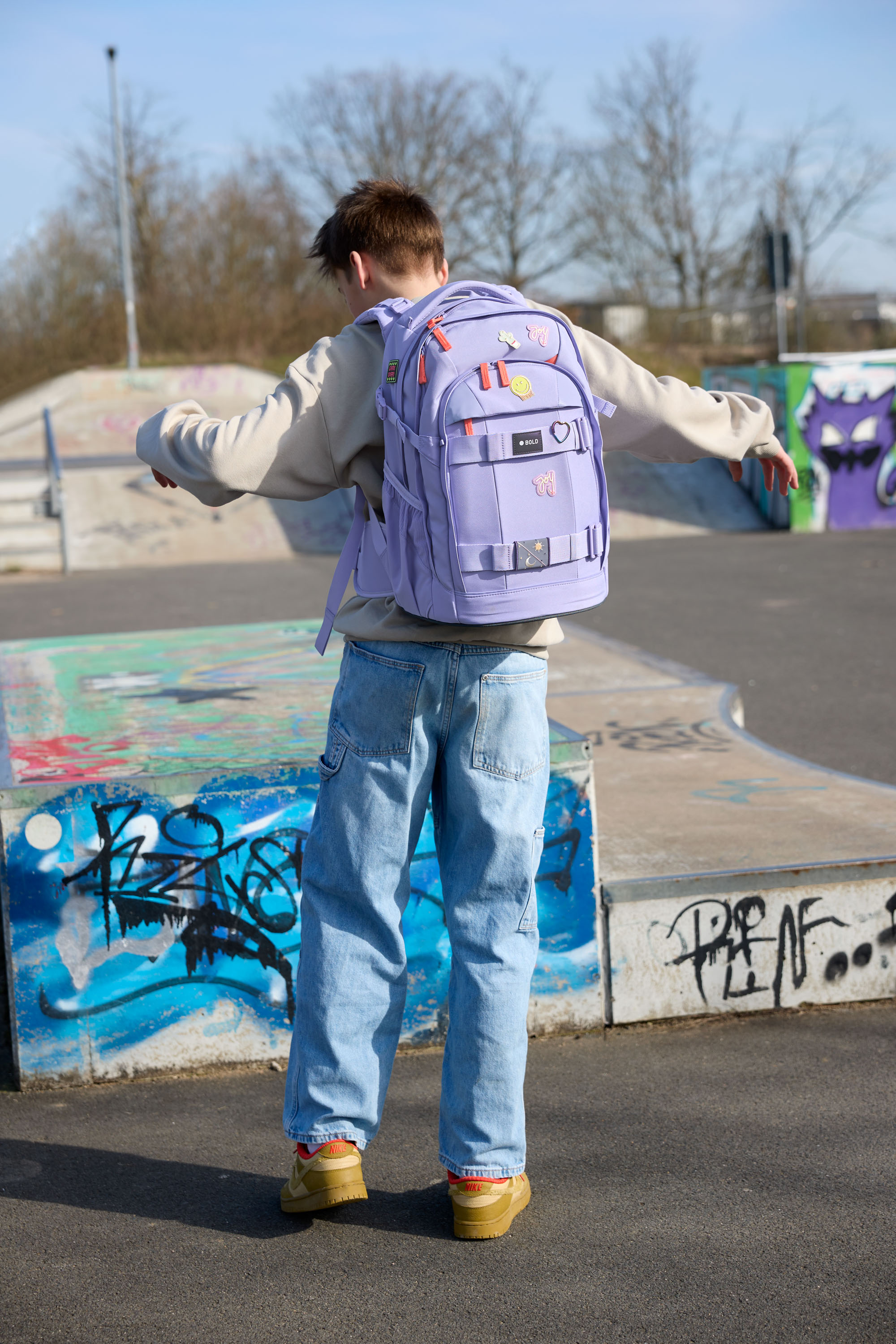 Schulrucksack - BOLD Origin, Lavendel