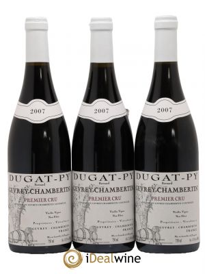 Gevrey-Chambertin 1er Cru Dugat-Py  2007 - Lot de 3 Bouteilles