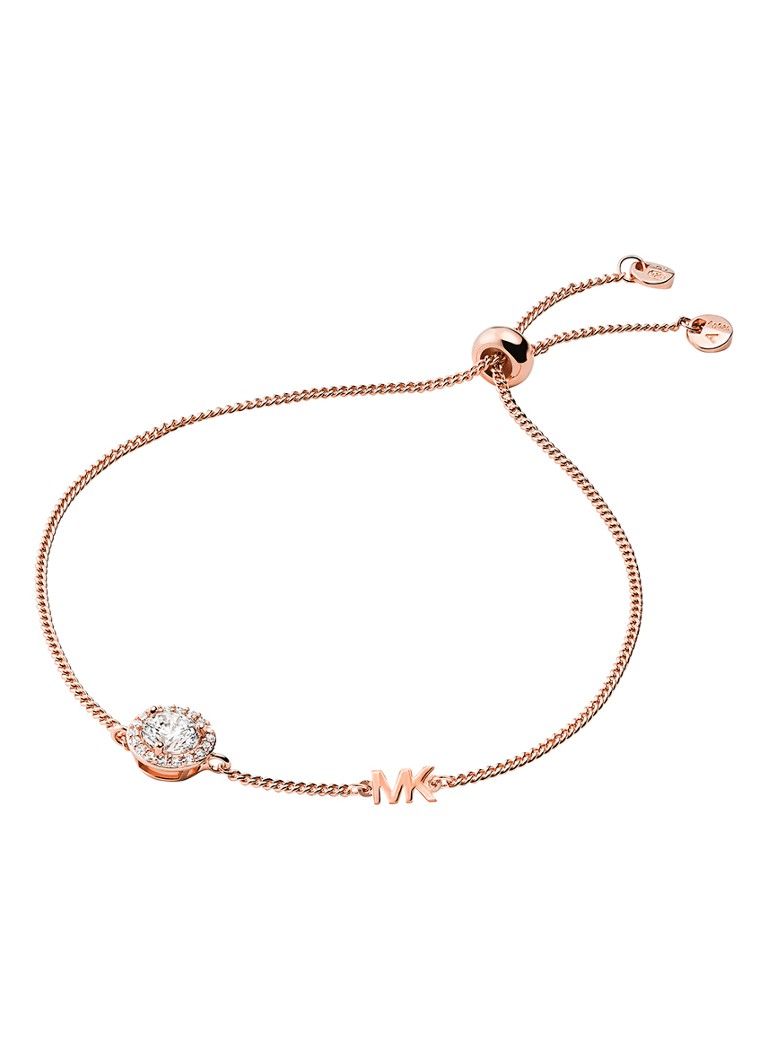 Bracciale Michael Kors personalizzato in argento con zirconi cubici