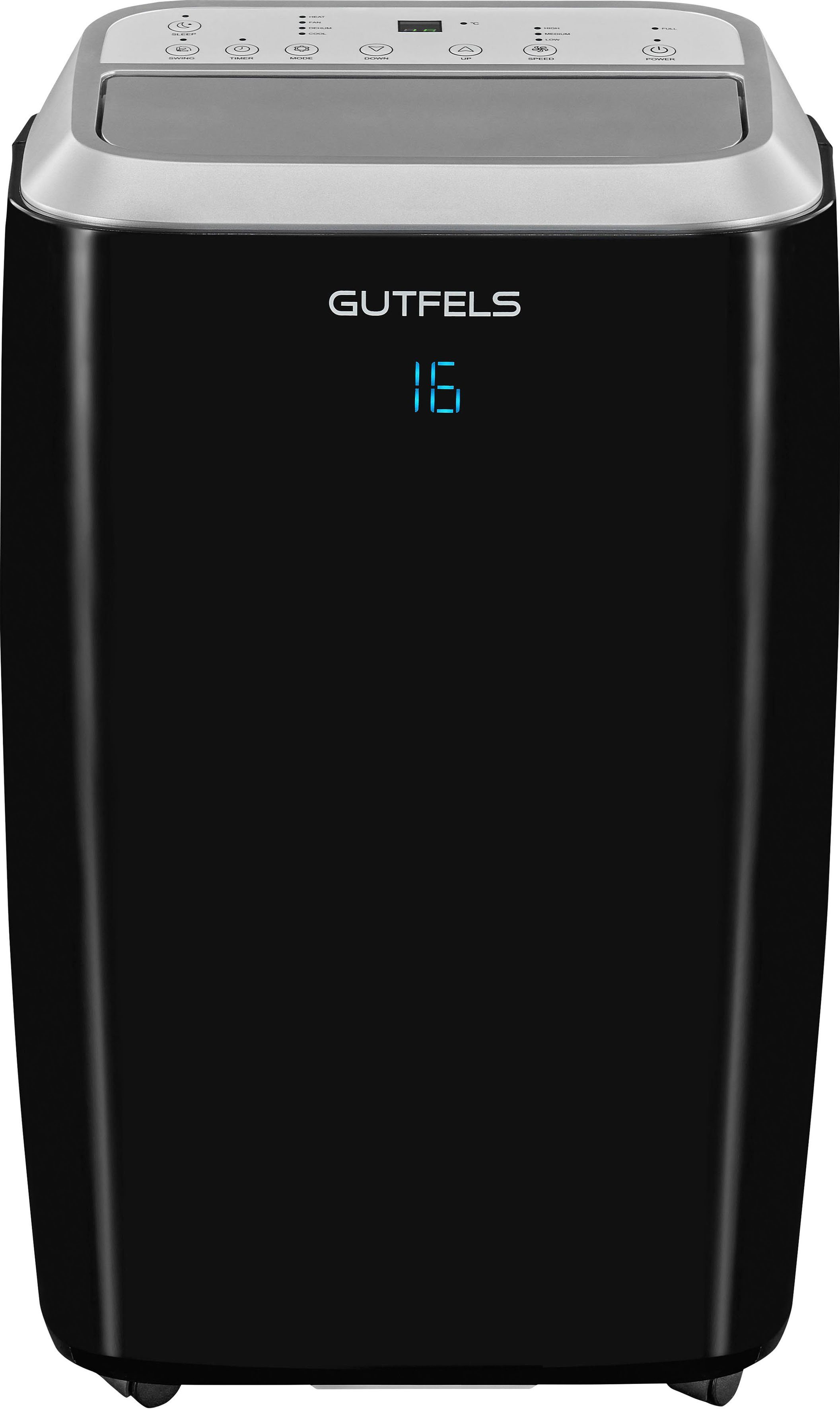 Gutfels 4-in-1-Klimagerät CM 81458 sw, Luftkühlung - Entfeuchtung - Heizen, geeignet für 45 m² Räume