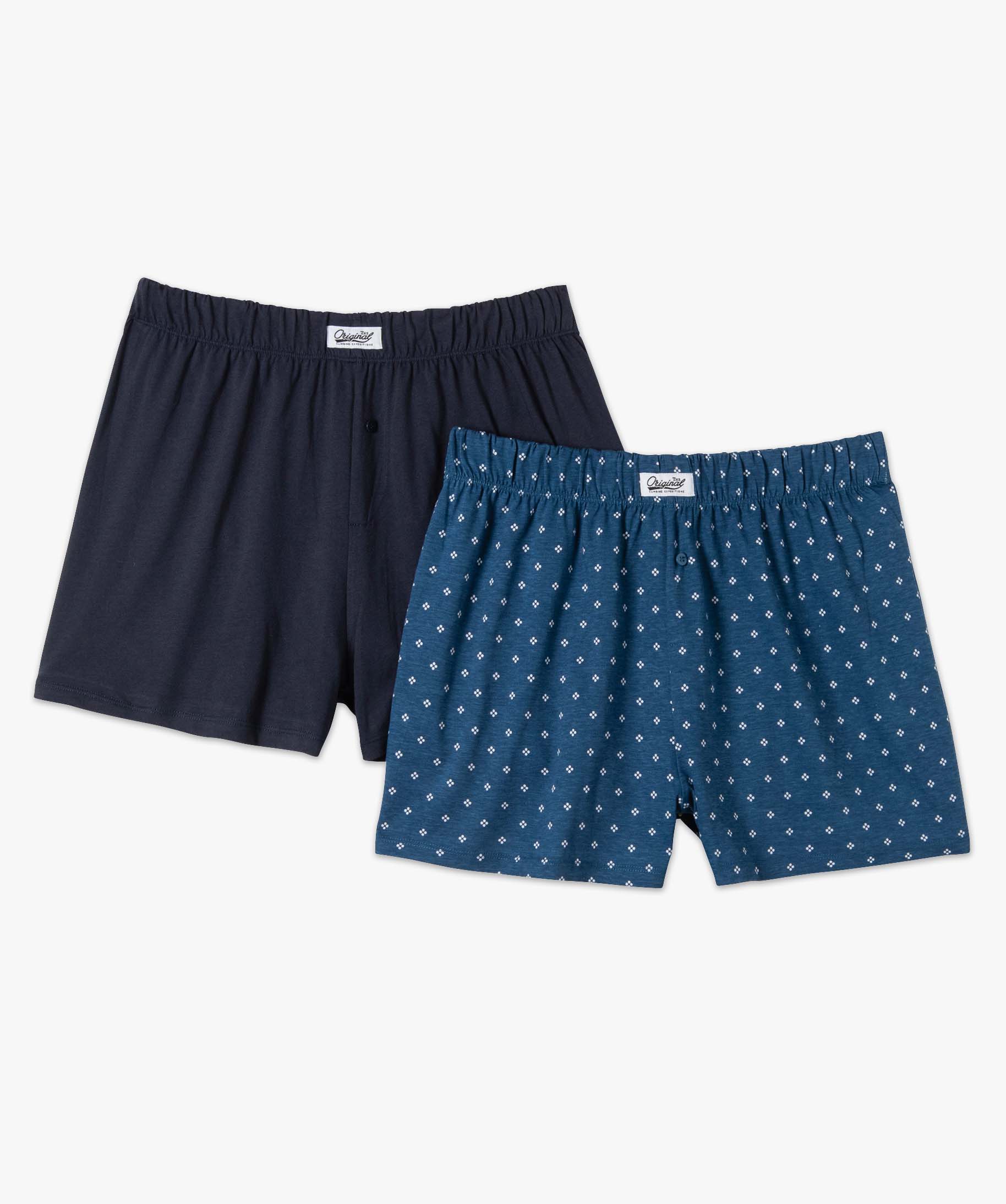 Caleon homme en coton biologique (lot de 2) imprime | GEMO