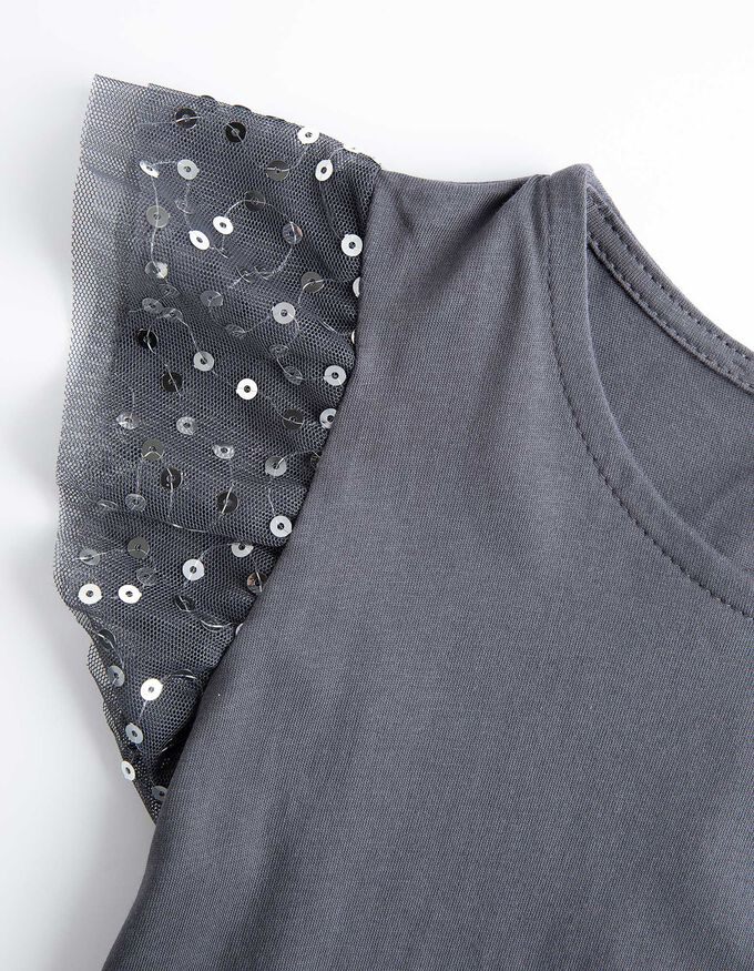 Kleid - Paillettenbesatz