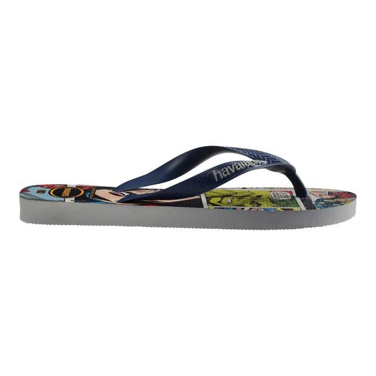 Tong à Enfiler Enfant Havaianas Top Marvel CL blanc