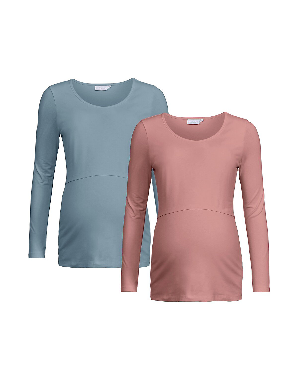 2er-Pack Umstands- und Still-Shirt