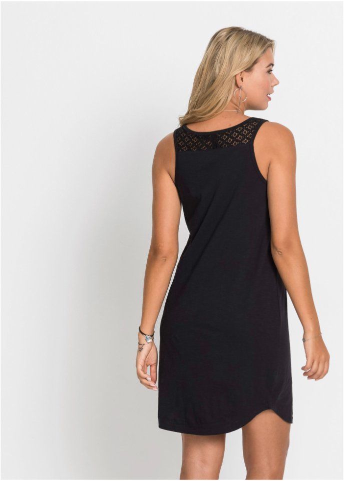 Shirtkleid mit Spitze