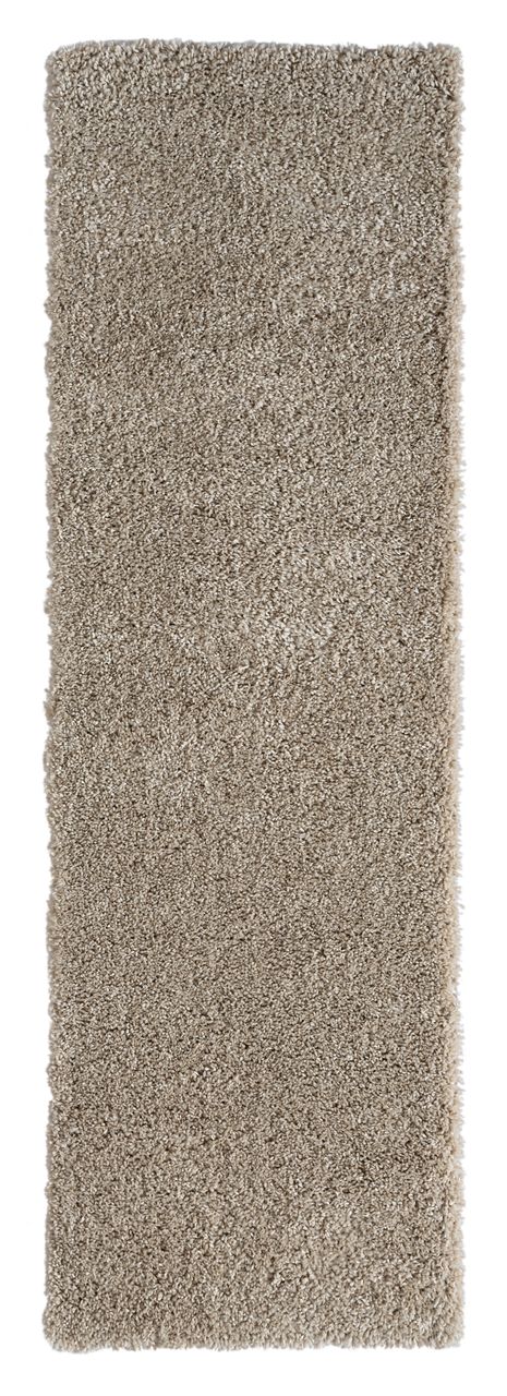 MyFlair Teppich Elodie 80cm x 250cm, Farbe Beige, rechteckig, Florhöhe 37mm