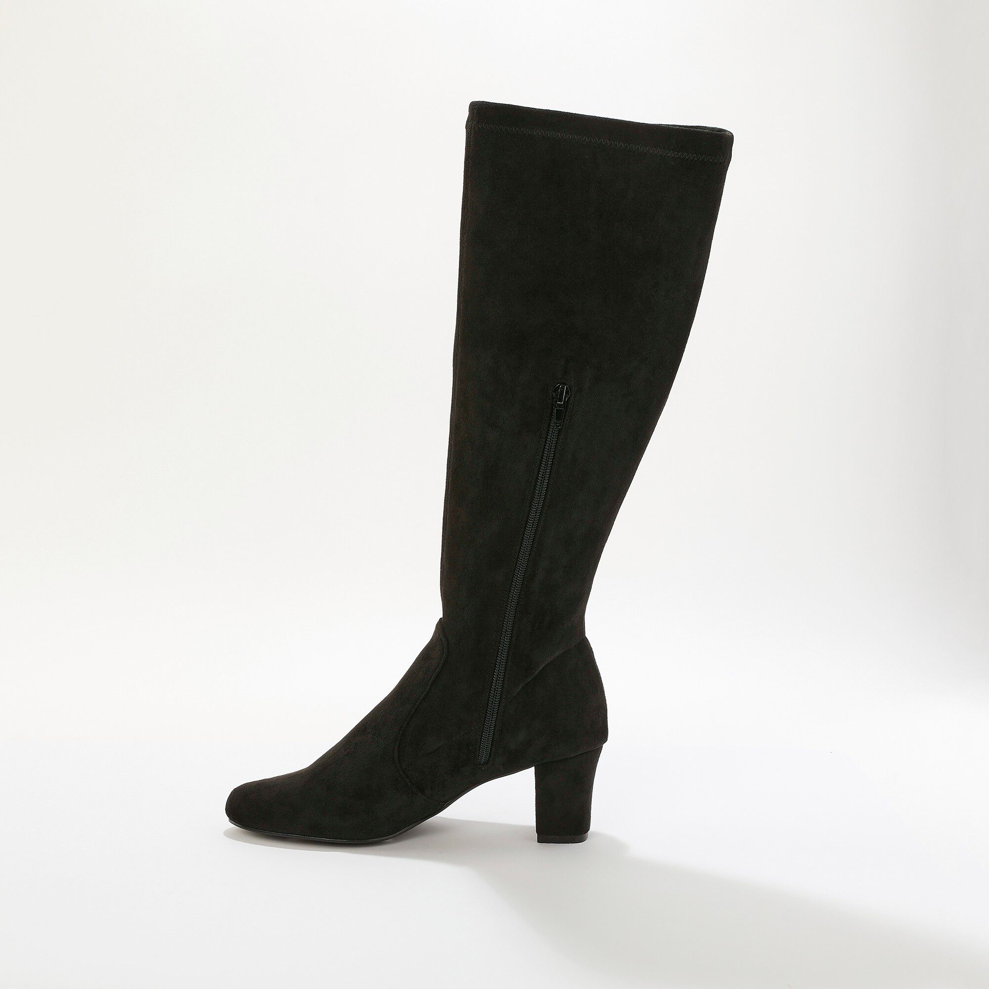 Bottes stretch à talon