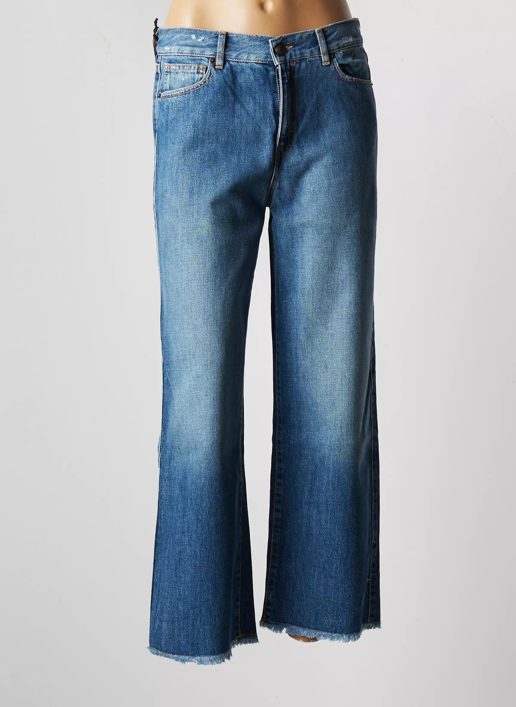 Five Jeans Coupe Droite Femme couleur bleu
