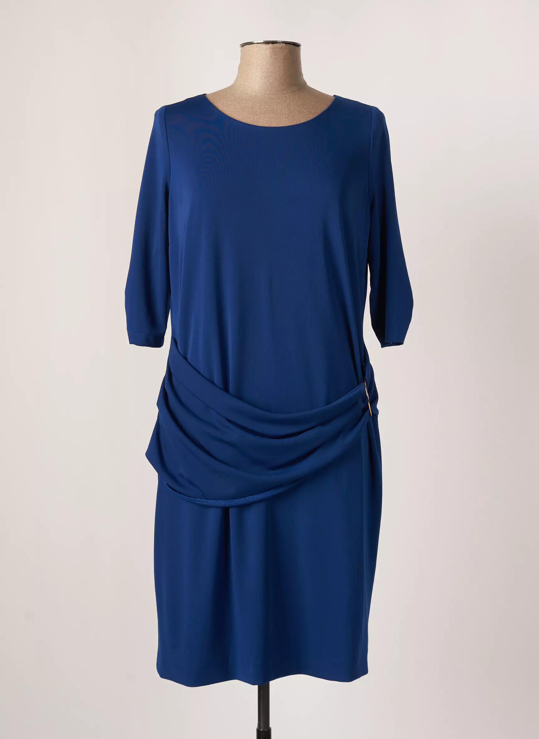 Chema Blanco Robes Mi Longues Femme couleur bleu