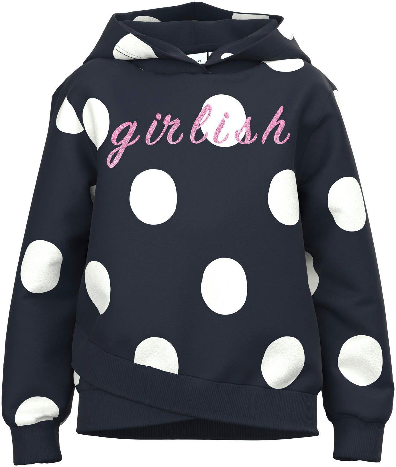 Name It Sweatshirt NKFBIBBA LS SWEAT WH BRU NOOS
