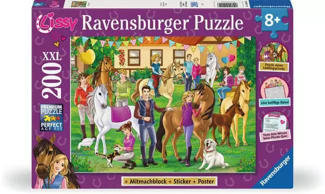 Kinderpuzzle ab 8 Jahren - Lissy Activity - 200 Teile