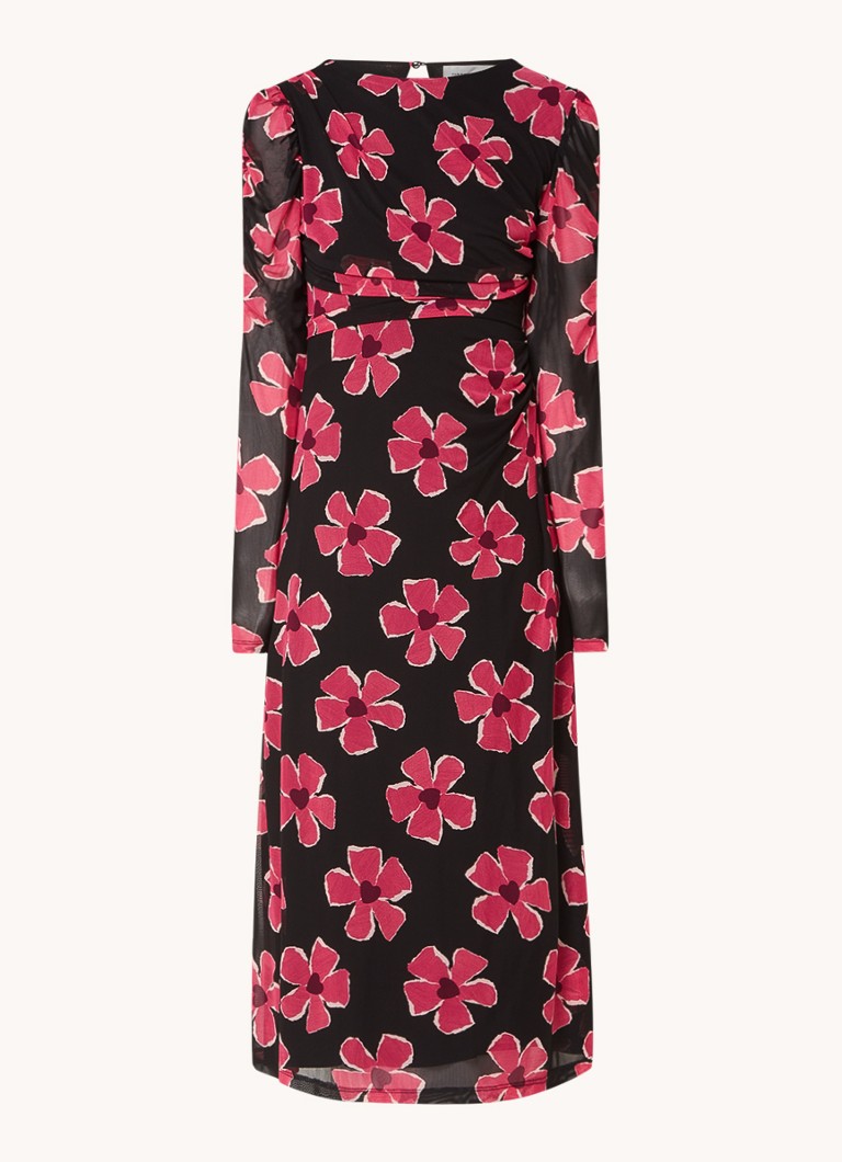 Φόρεμα Fabienne Chapot Bella με φλοράλ print και mesh midi