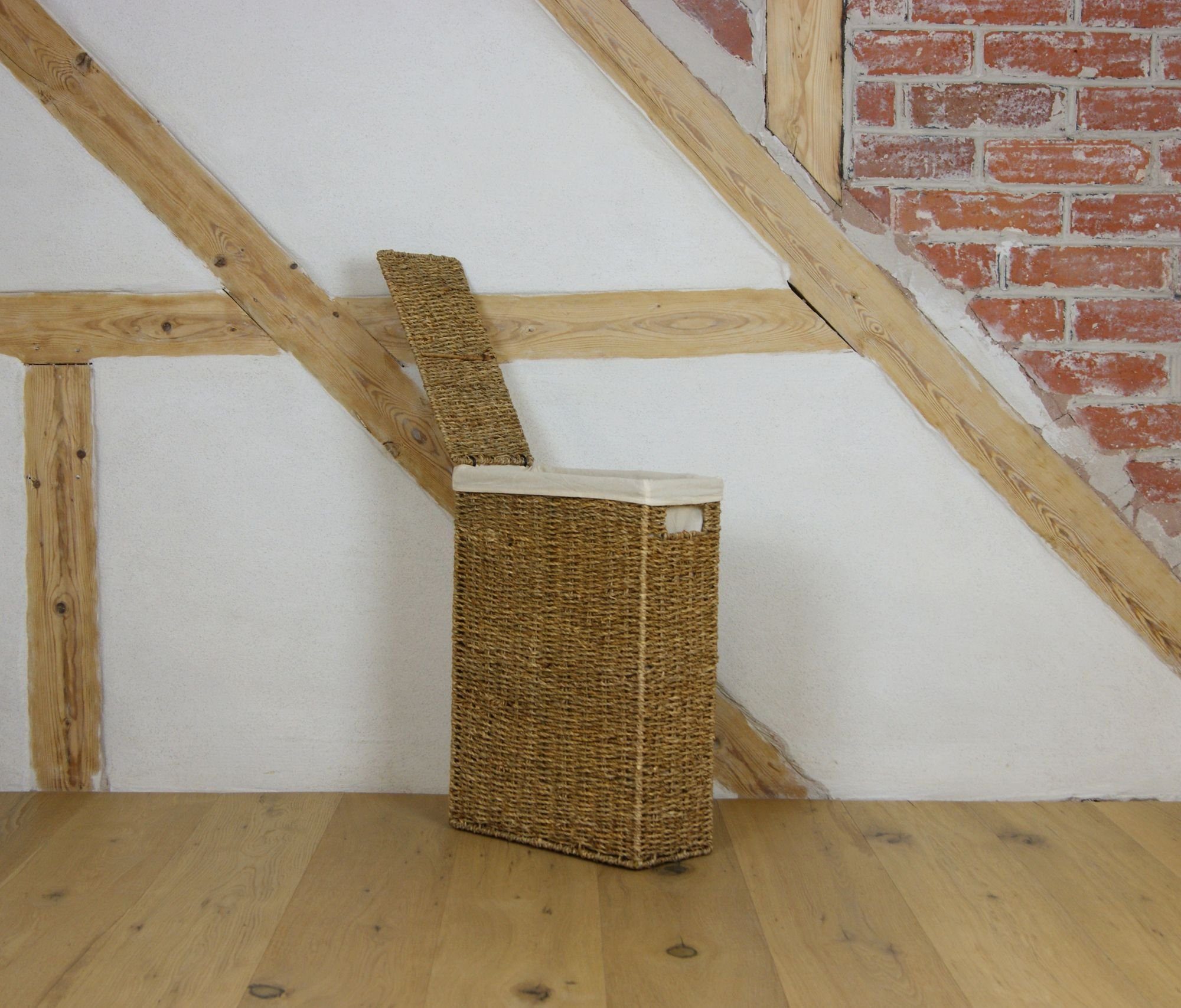 animal-design Wäschetonne, Nischen-Wäschekorb 29L, 50L oder 80L in versch. Größen, Nischenkorb aus Seegras geflochten
