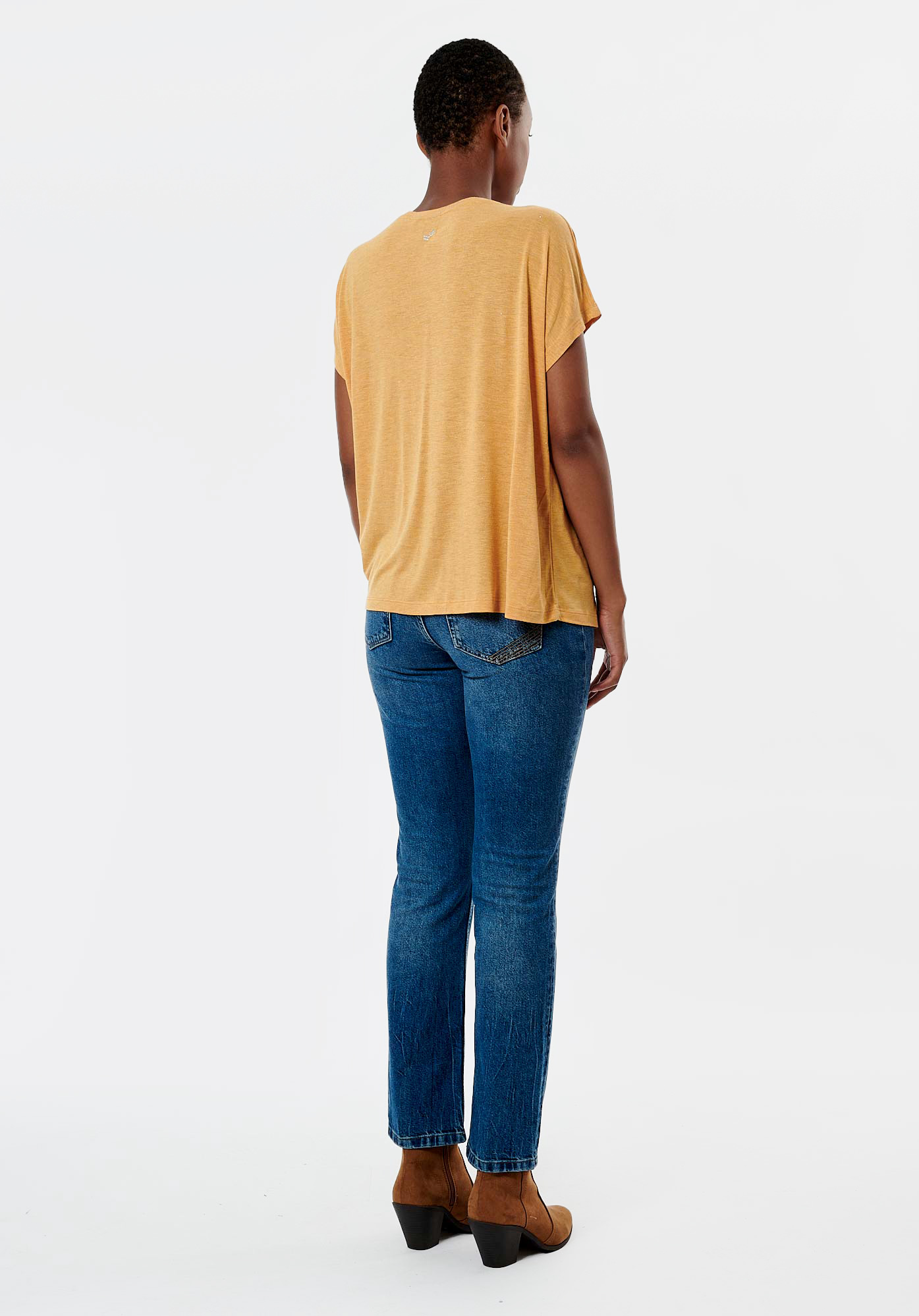 LADY   T-shirt orange femme