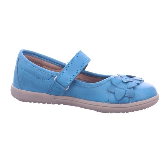 EVADO Ballerinas blau Paula juwel