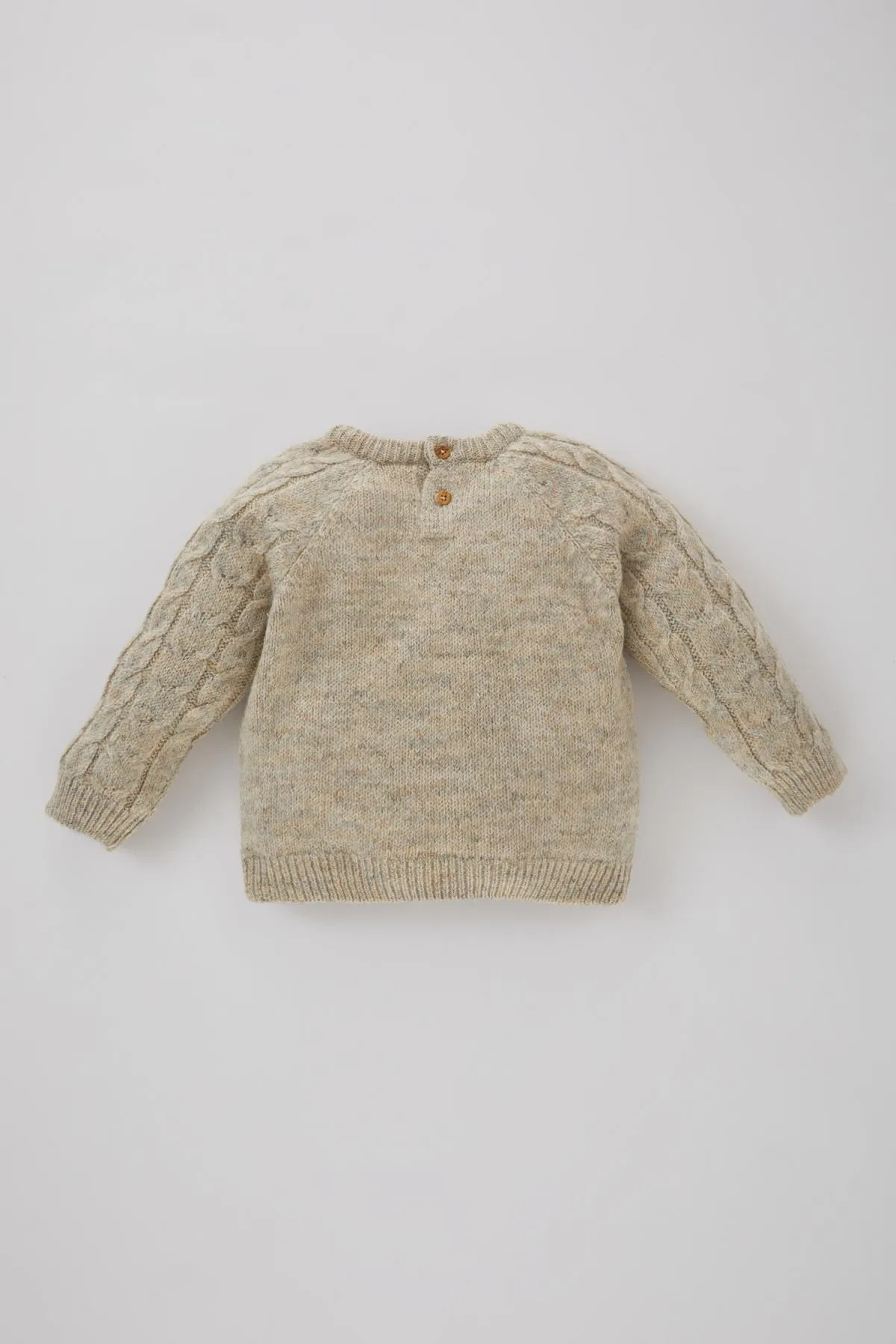 DeFacto  Baby-Pullover mit normaler Passform und Rundhalsausschnitt